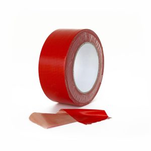 ADHESIF TOILE ROUGE - 50MM