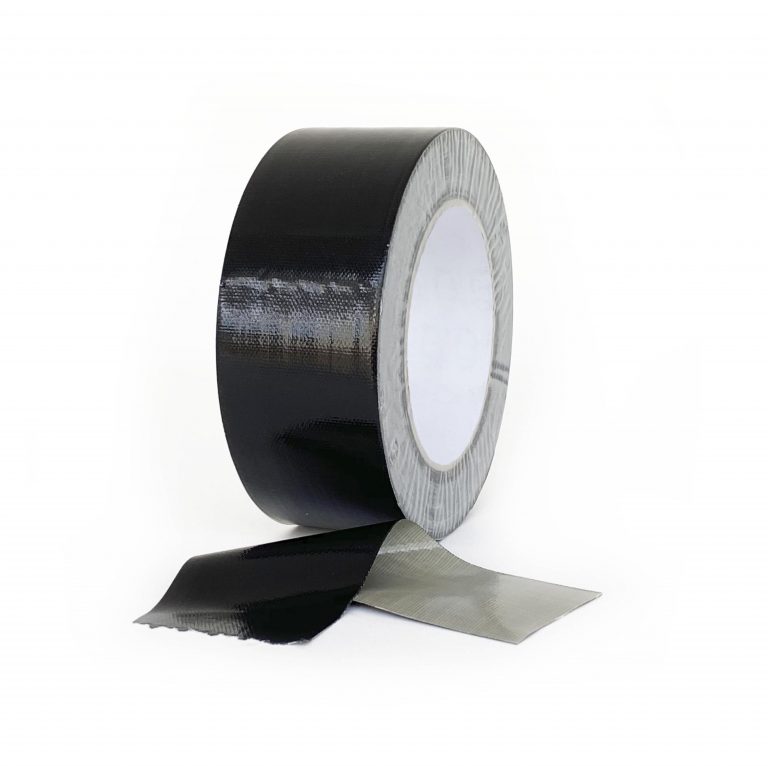 ADHESIF TOILE NOIR - 100MM