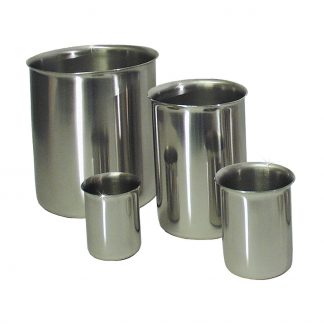 BECHER FORME BASSE EN ACIER INOXYDABLE