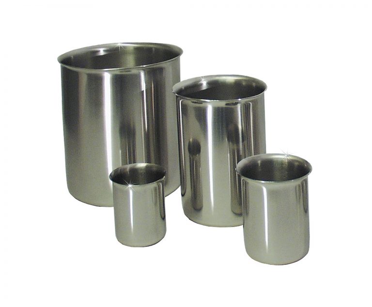 BECHER FORME BASSE EN ACIER INOXYDABLE