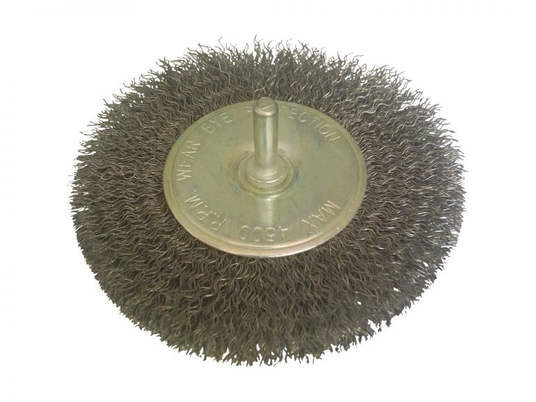 BROSSE CIRCULAIRE SUR TIGE - Ø100 -ACIER