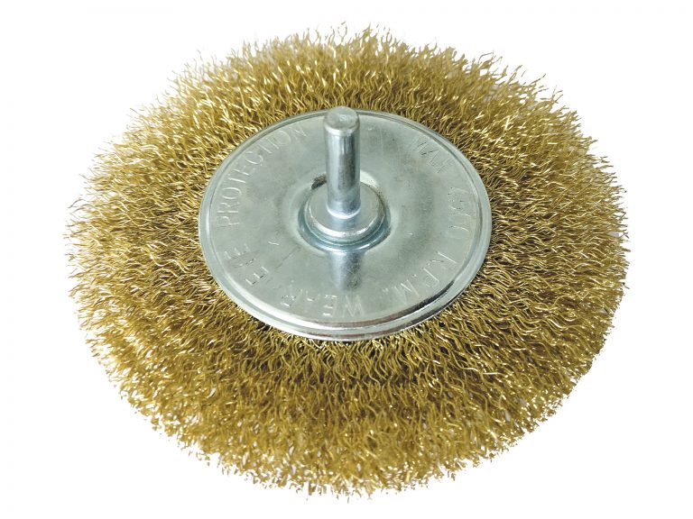 BROSSE CIRCULAIRE SUR TIGE -Ø100 -LAITON