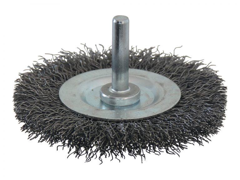 BROSSE CIRCULAIRE SUR TIGE - Ø75 - ACIER