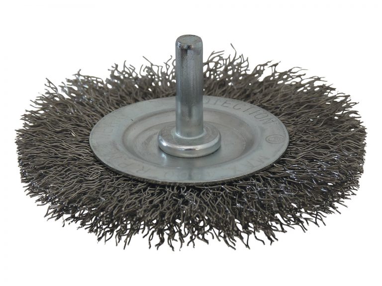 BROSSE CIRCULAIRE SUR TIGE - Ø75 - INOX