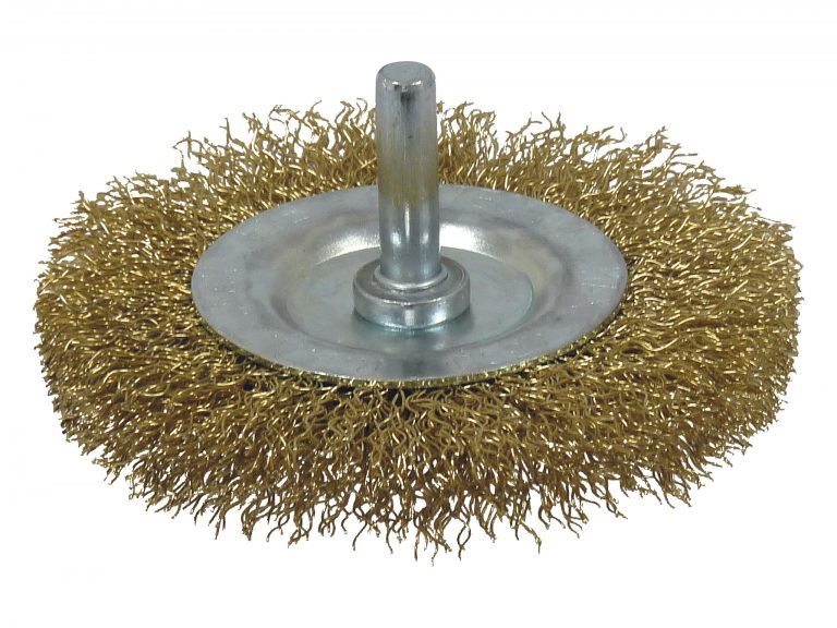 BROSSE CIRCULAIRE SUR TIGE - Ø75 -LAITON