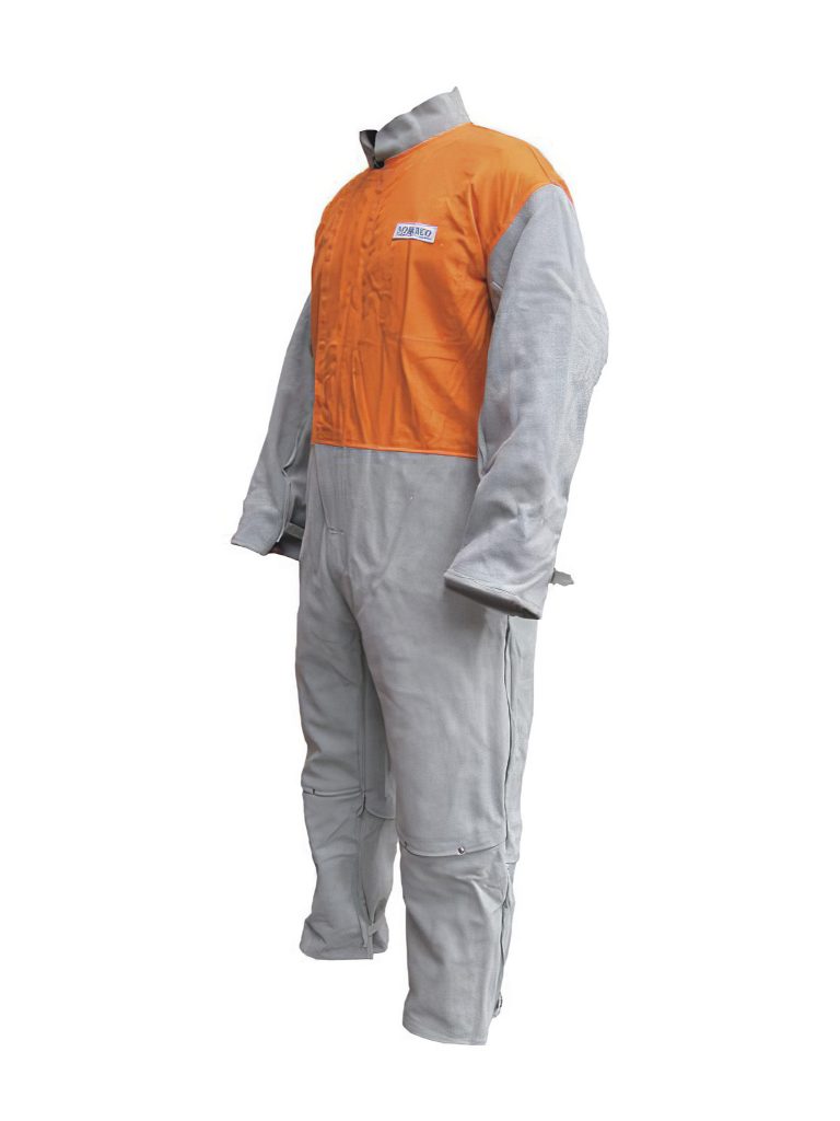 COMBINAISON DE SABLAGE CUIR/COTON