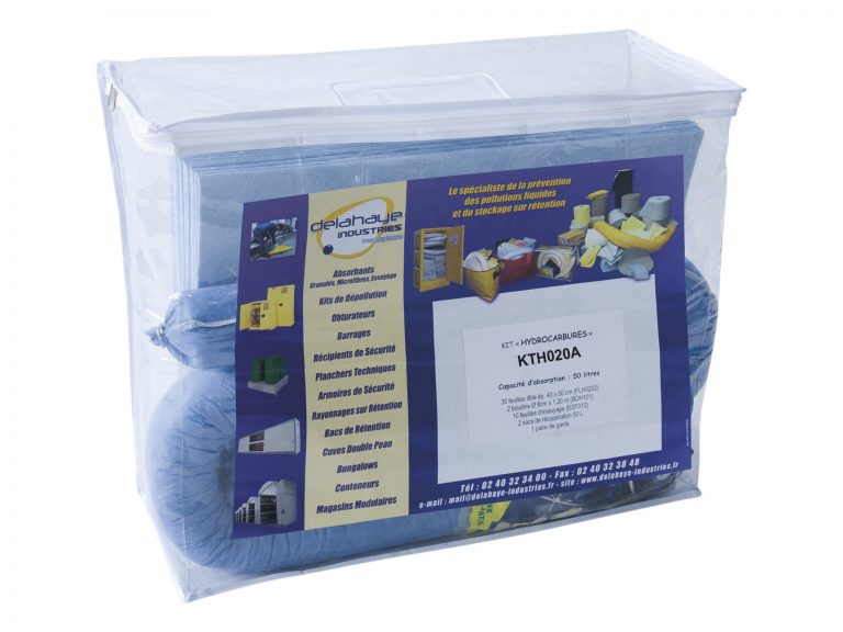 KIT ABSORBANT 20L - HYDROCARBURES
